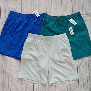 Lot Of 3 Old Navy Youth Boy's Above Knee Performance Shorts Size L(10-12)